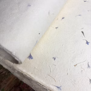 Lokta Craft & Wrapping Paper 51x76cm – Cornflower Petal | www.artisangoods.co.uk