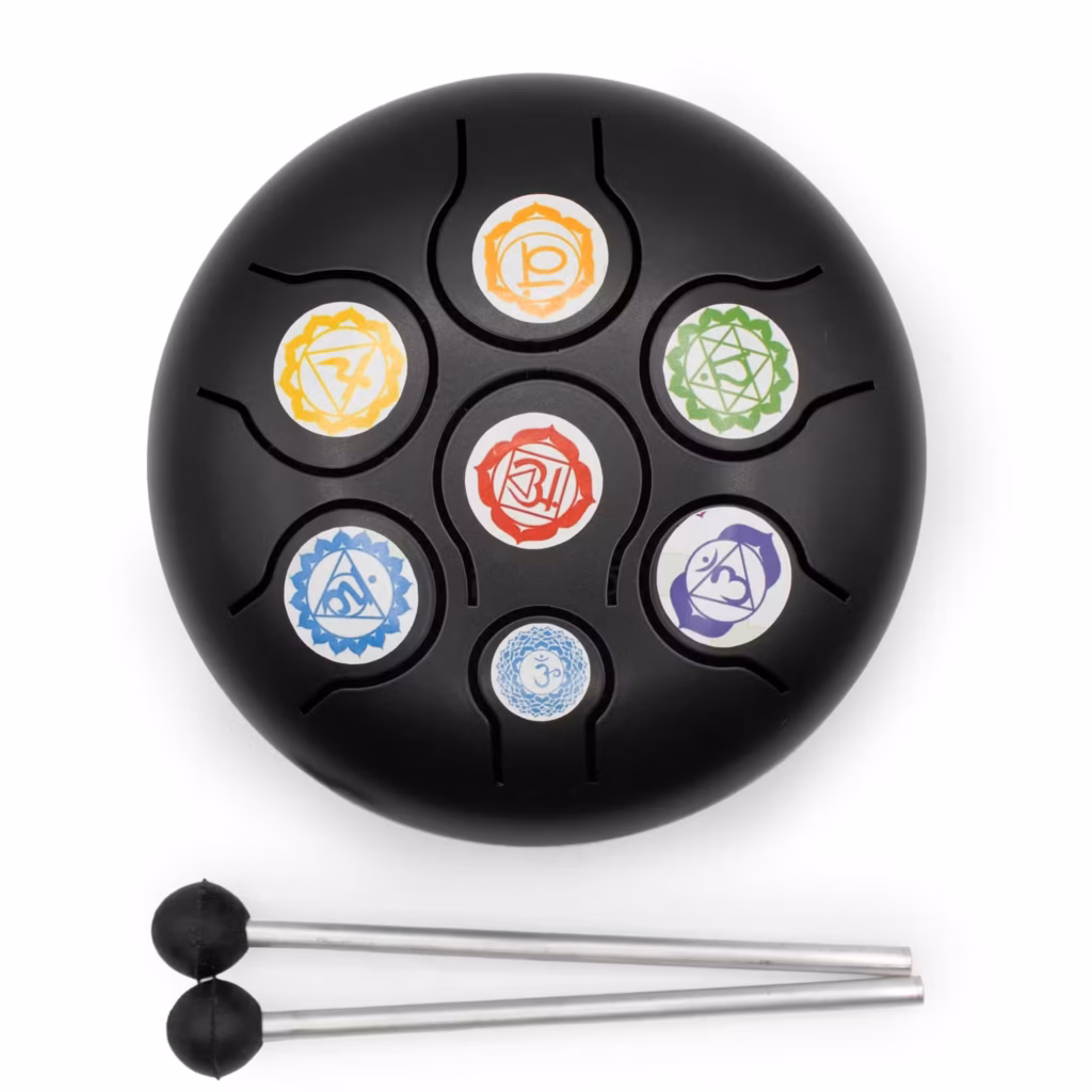 Low Med Hapi Drum Black Chakra- 14x7cm | www.artisangoods.co.uk Low Med Hapi Drum Black Chakra- 14x7cm | www.artisangoods.co.uk