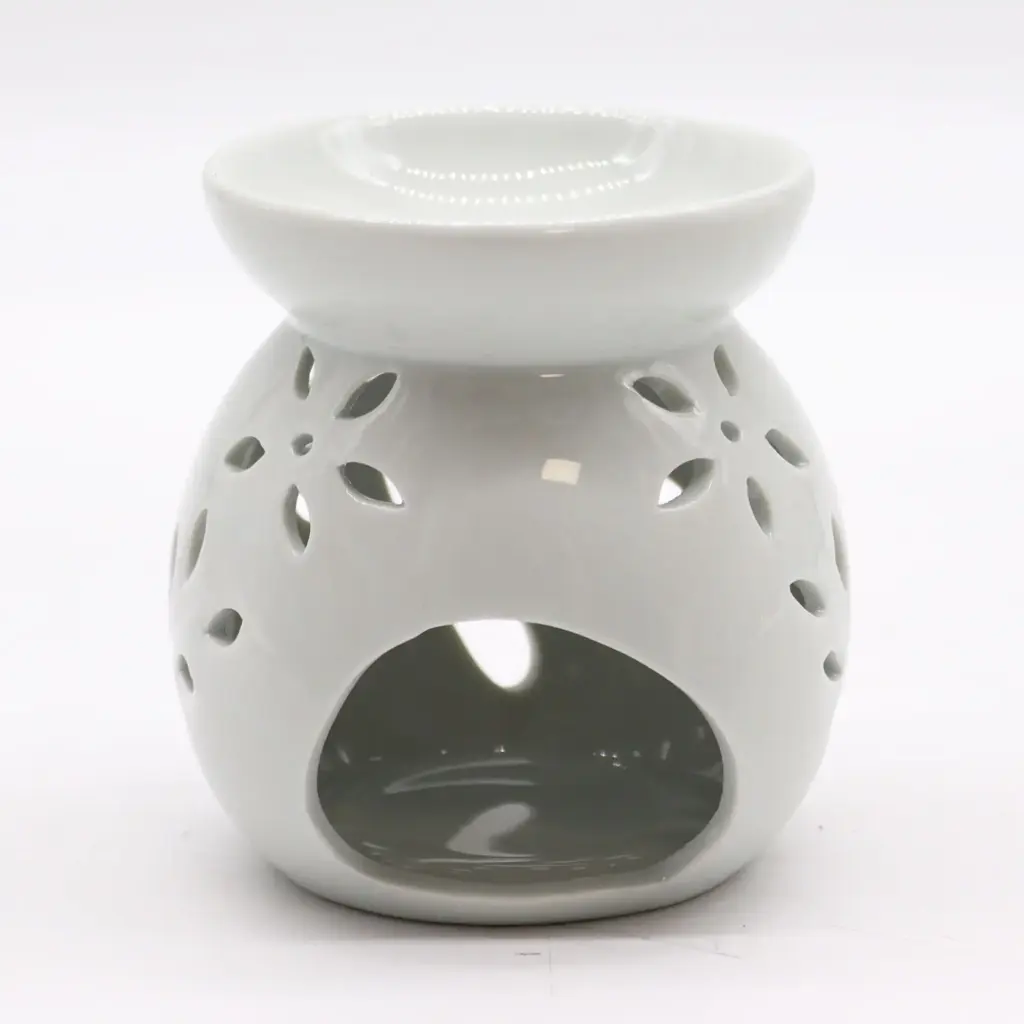 Lrg Classic White Oil Burner – Tree Cut-out | www.artisangoods.co.uk 2 Lrg Classic White Oil Burner – Tree Cut-out | www.artisangoods.co.uk 2