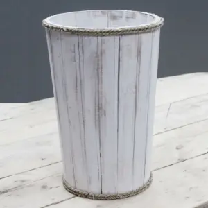 Lrg Nautical Display Tub – Whitewash 45x32cm | www.artisangoods.co.uk 2