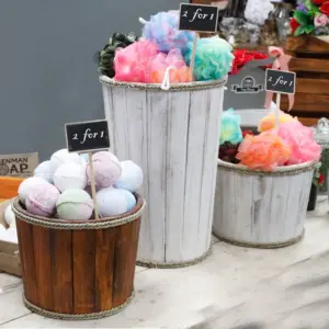 Lrg Nautical Display Tub – Whitewash 45x32cm | www.artisangoods.co.uk 5