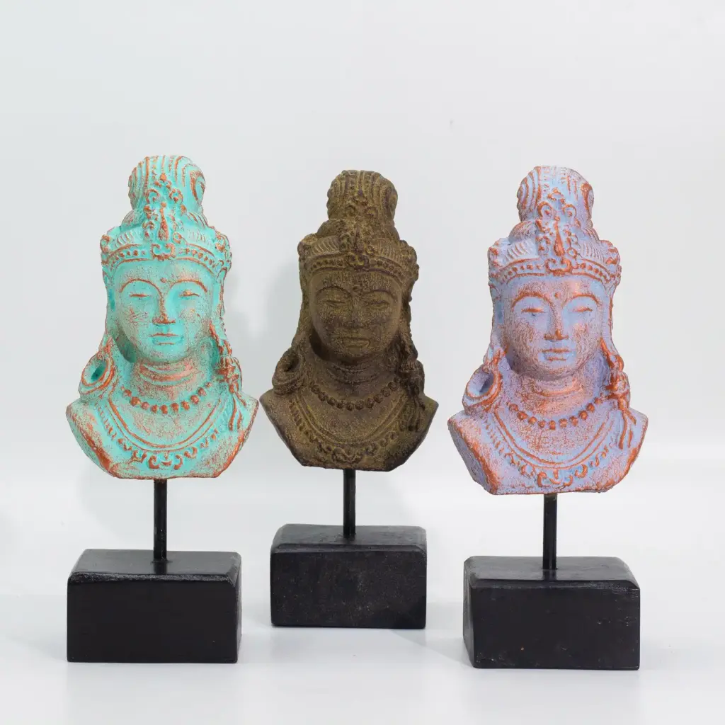 Lucky Java Princess on Stand – Green Copper | www.artisangoods.co.uk
