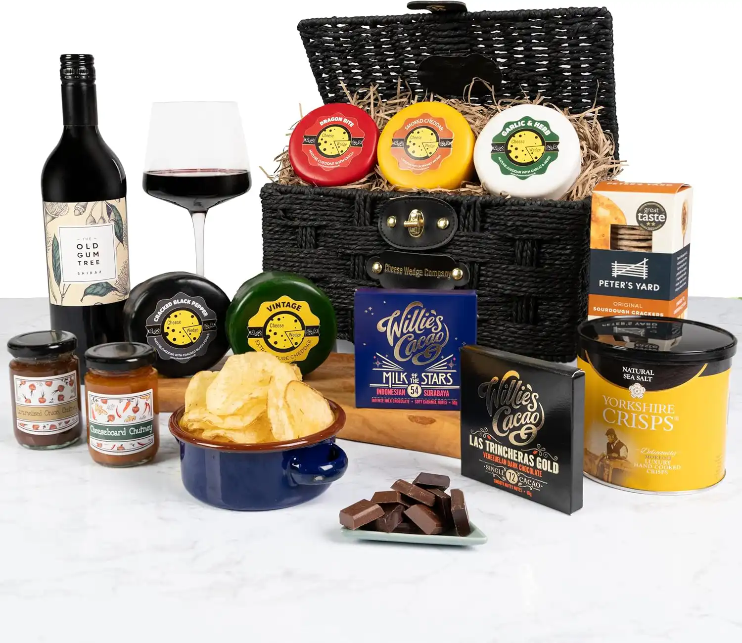 Luxury Artisan Cheese & Wine Hamper | www.artisangoods.co.uk 1