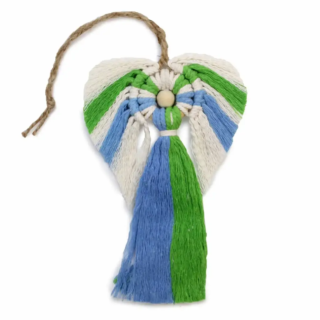 Macrame Angel – Earth | www.artisangoods.co.uk 3