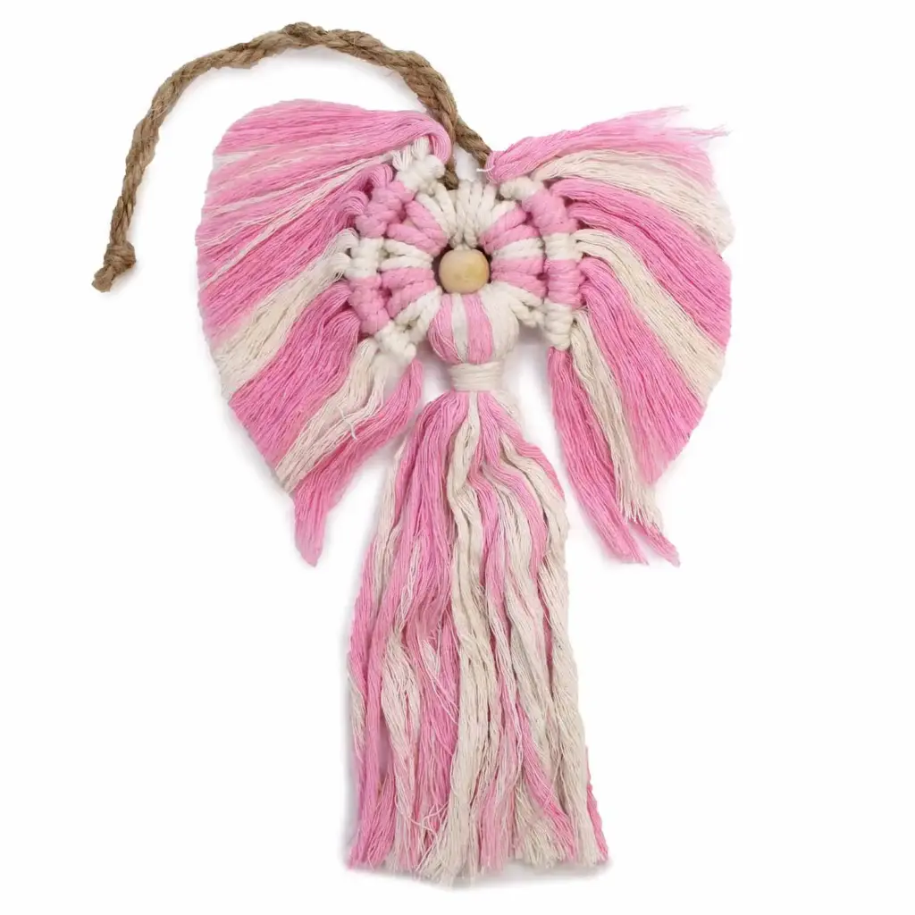 Macrame Angel – Guardian (girl) | www.artisangoods.co.uk 2 Macrame Angel – Guardian (girl) | www.artisangoods.co.uk 2