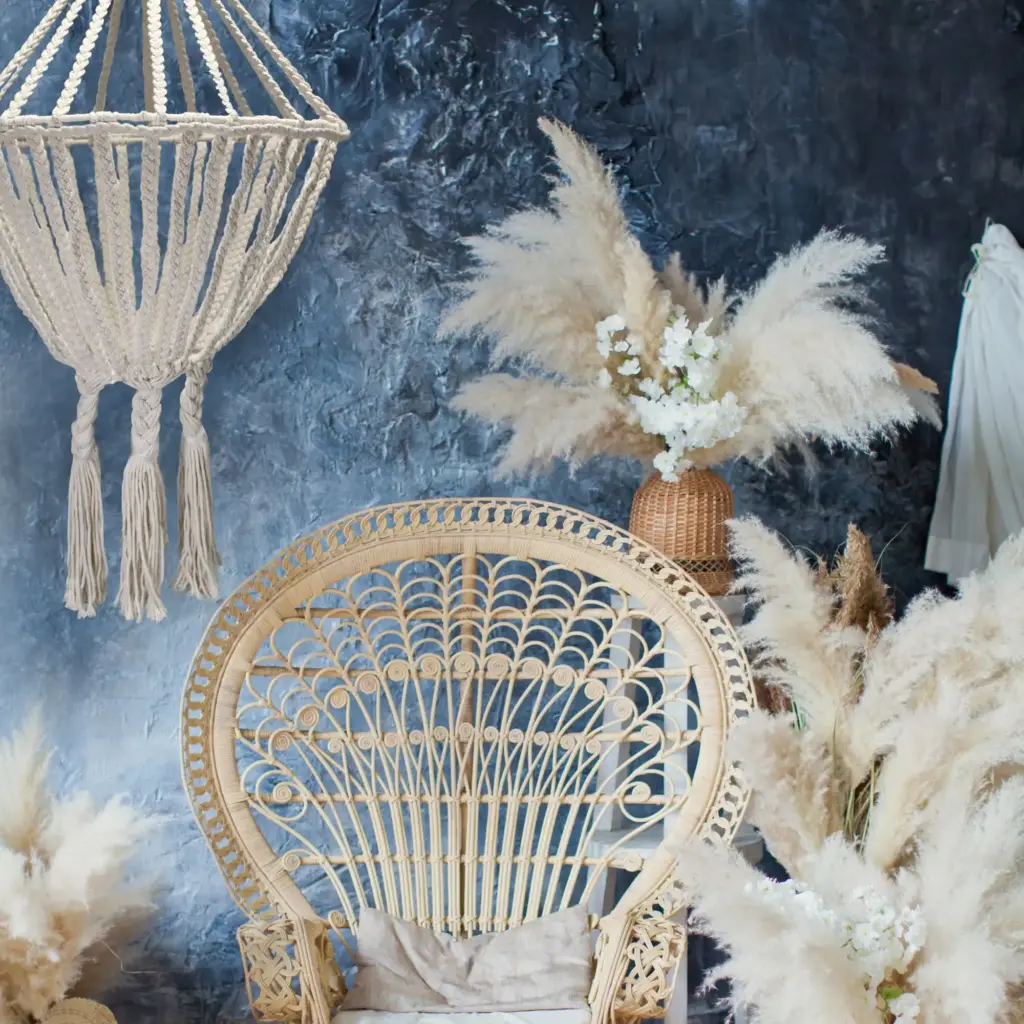 Macrame Large Drop Chandelier – Natural | www.artisangoods.co.uk 2