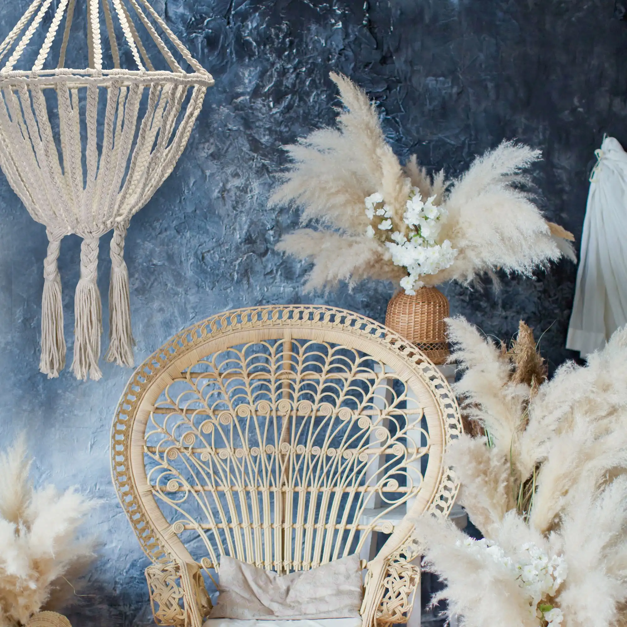 Macrame Large Drop Chandelier – Natural | www.artisangoods.co.uk 3 Macrame Large Drop Chandelier – Natural | www.artisangoods.co.uk 2