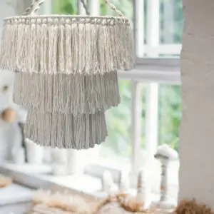 Macrame Soft Chandelier – Natural | www.artisangoods.co.uk 5