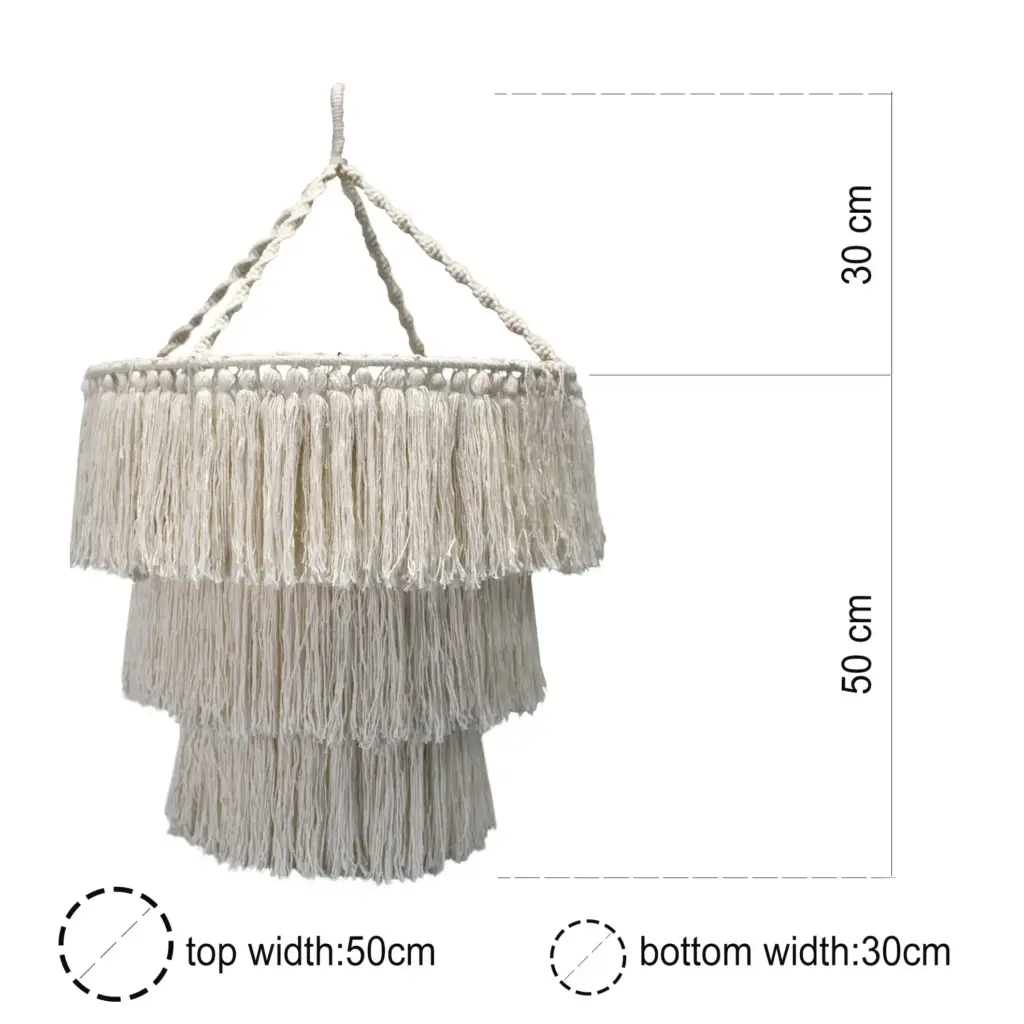 Macrame Soft Chandelier – Natural | www.artisangoods.co.uk 6