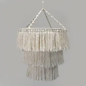 Macrame Soft Chandelier – Natural | www.artisangoods.co.uk