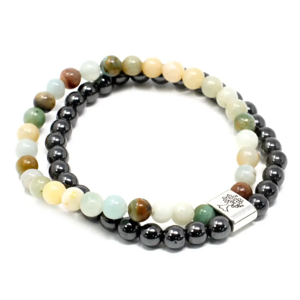 Magnetic Gemstone Bracelet – Amazonite | www.artisangoods.co.uk