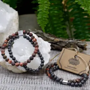 Magnetic Gemstone Bracelet – Leopard Skin | www.artisangoods.co.uk 4