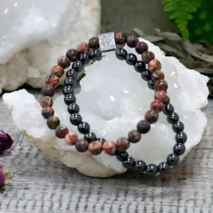 Magnetic Gemstone Bracelet – Leopard Skin | www.artisangoods.co.uk 5