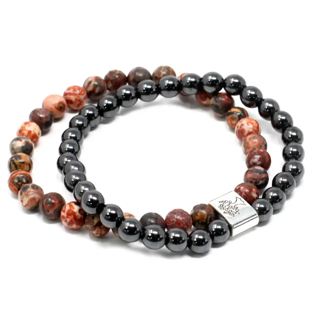 Magnetic Gemstone Bracelet – Leopard Skin | www.artisangoods.co.uk