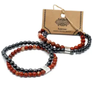 Magnetic Gemstone Bracelet – Redstone | www.artisangoods.co.uk 3
