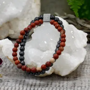 Magnetic Gemstone Bracelet – Redstone | www.artisangoods.co.uk 5