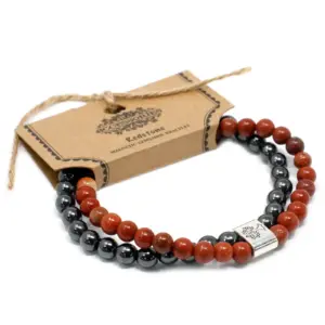 Magnetic Gemstone Bracelet – Redstone | www.artisangoods.co.uk 2