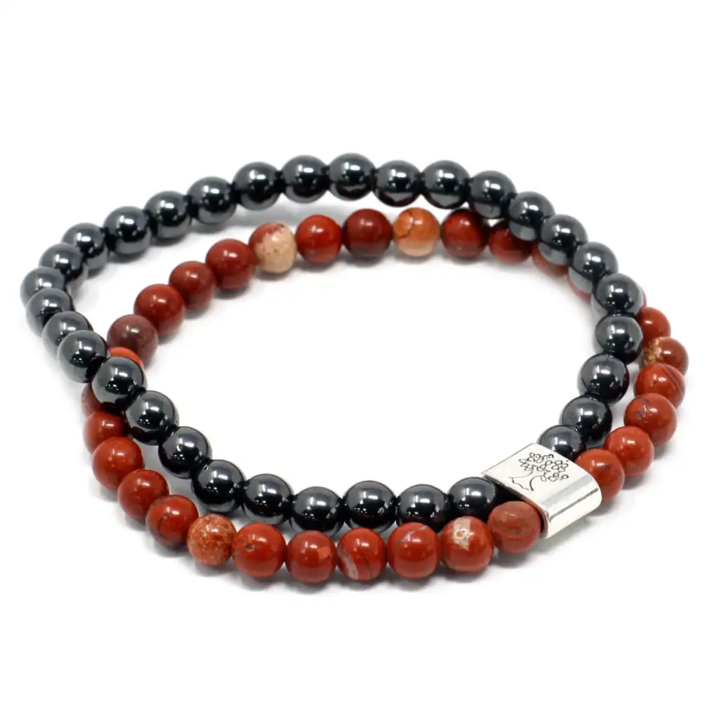 Magnetic Gemstone Bracelet – Redstone | www.artisangoods.co.uk