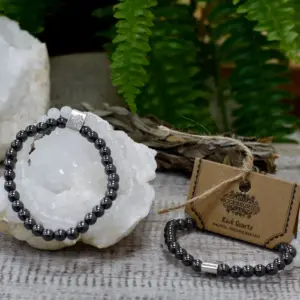 Magnetic Gemstone Bracelet – Rock Quartz | www.artisangoods.co.uk 4