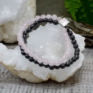 Magnetic Gemstone Bracelet – Rose Quartz | www.artisangoods.co.uk 5