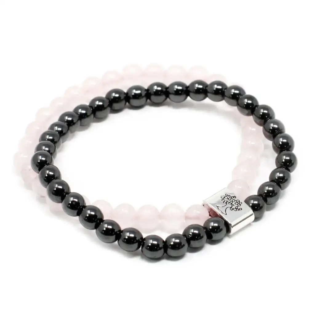 Magnetic Gemstone Bracelet – Rose Quartz | www.artisangoods.co.uk