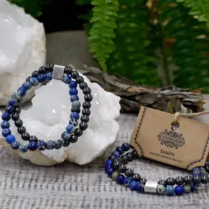 Magnetic Gemstone Bracelet – Sodalite | www.artisangoods.co.uk 4