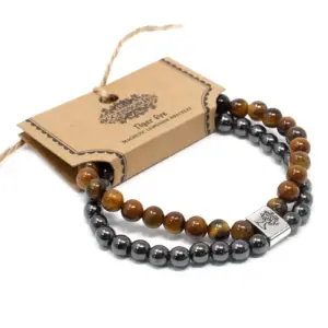 Magnetic Gemstone Bracelet – Tiger Eye | www.artisangoods.co.uk 2