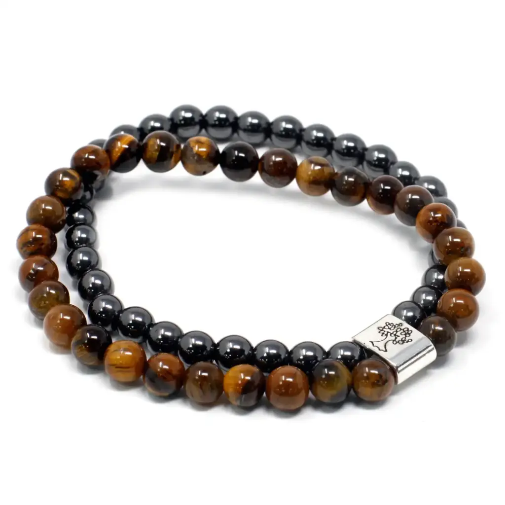 Magnetic Gemstone Bracelet – Tiger Eye | www.artisangoods.co.uk