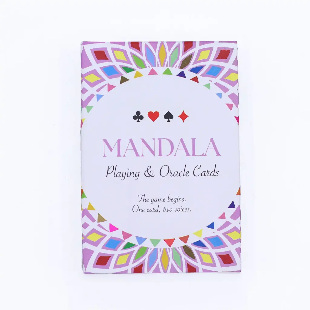 Mandala Playing & Oracle Cards – Kaleidoscope Symmetry | www.artisangoods.co.uk