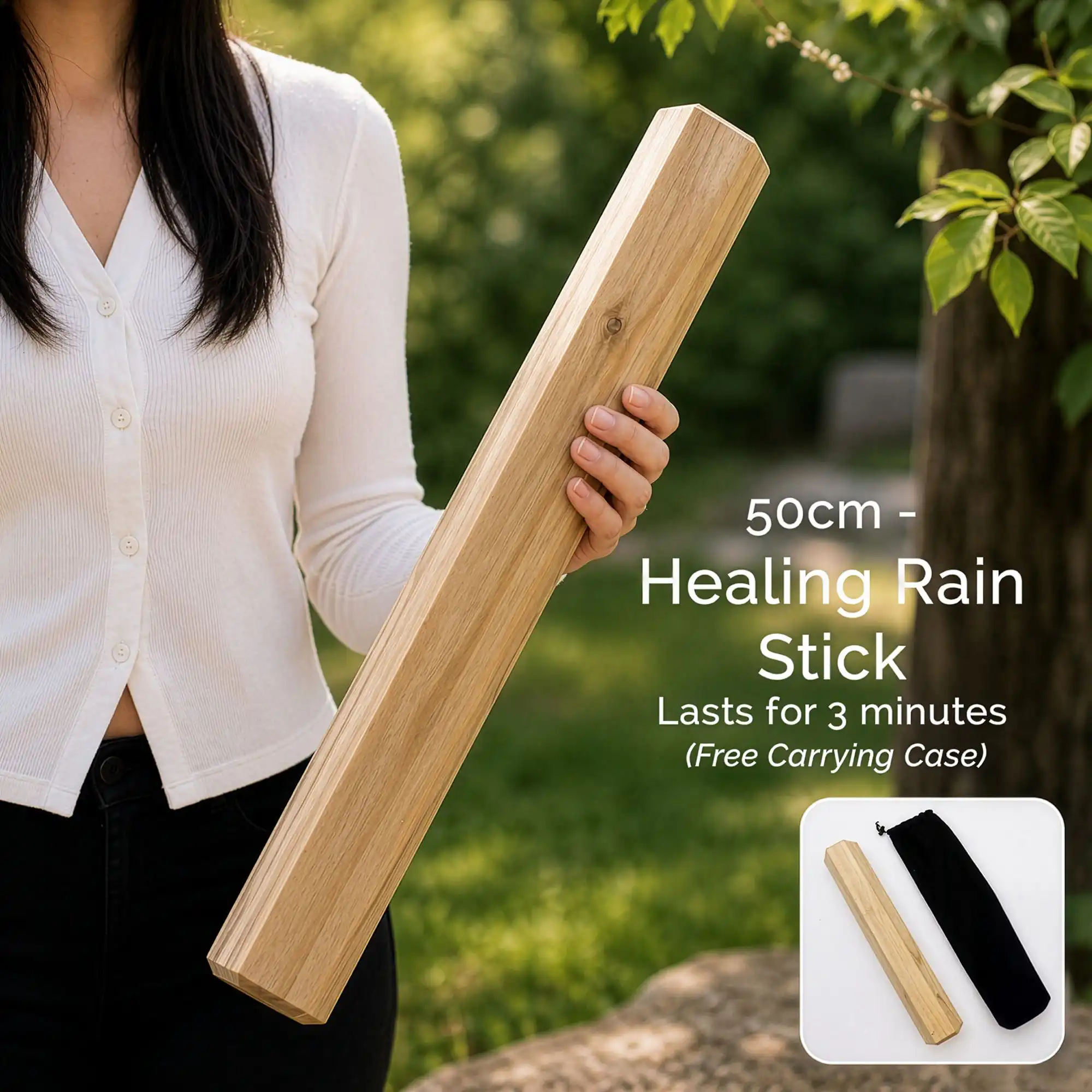 Manglid Wood Healing Rainstick – 50cm (3 minutes) | www.artisangoods.co.uk 2 Manglid Wood Healing Rainstick - 50cm (3 minutes)
