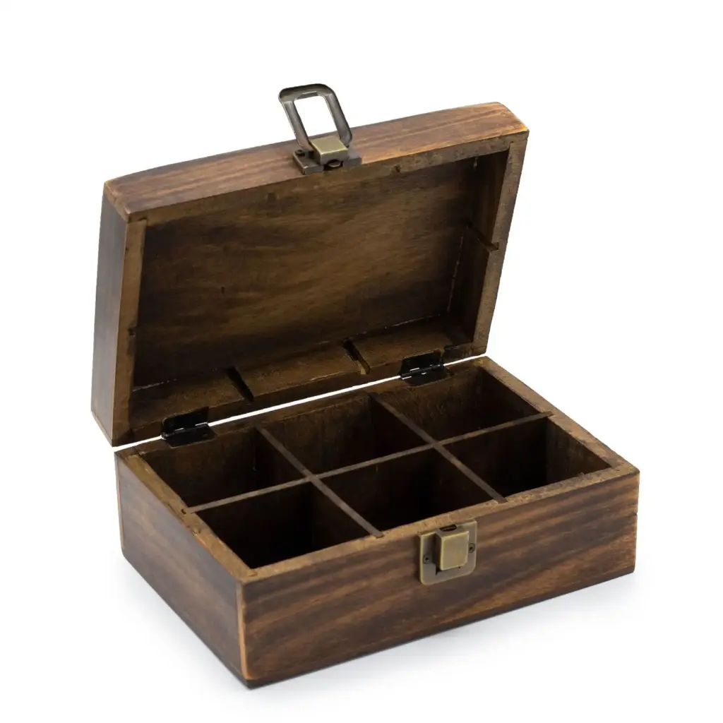 Mango Carved Tea Box – (6 compartments) | www.artisangoods.co.uk 3 Mango Carved Tea Box – (6 compartments) | www.artisangoods.co.uk 3