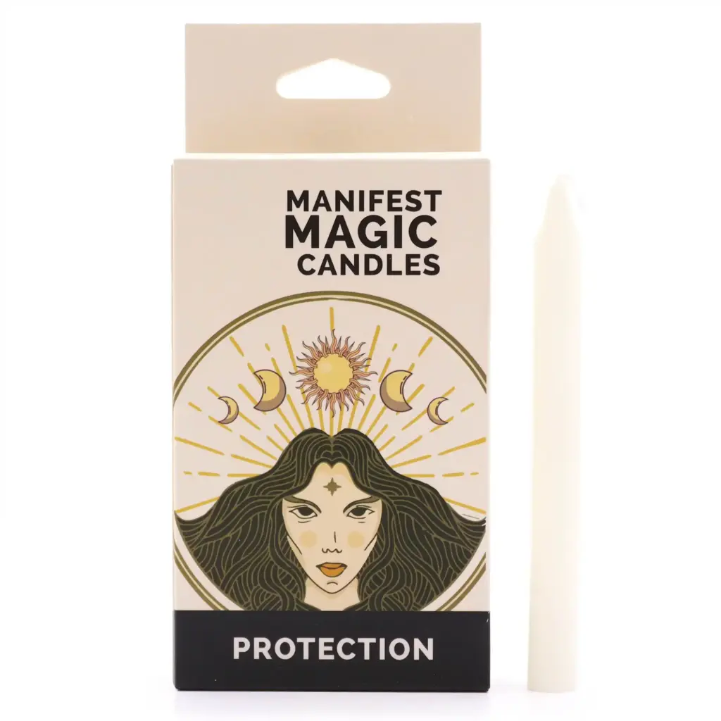 Manifest Magic Candles (pack of 12) – Ivory | www.artisangoods.co.uk