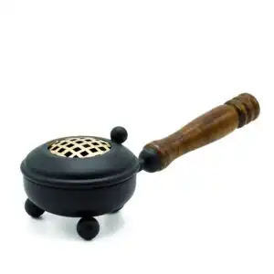 Med Iron Censer Incense Burner – Gold detail | www.artisangoods.co.uk 1