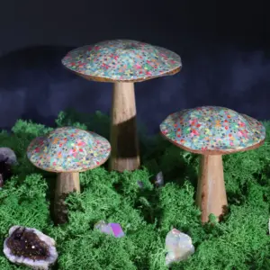 Med Wooden Mushroom – Mediterranean Tile Pattern | www.artisangoods.co.uk 2