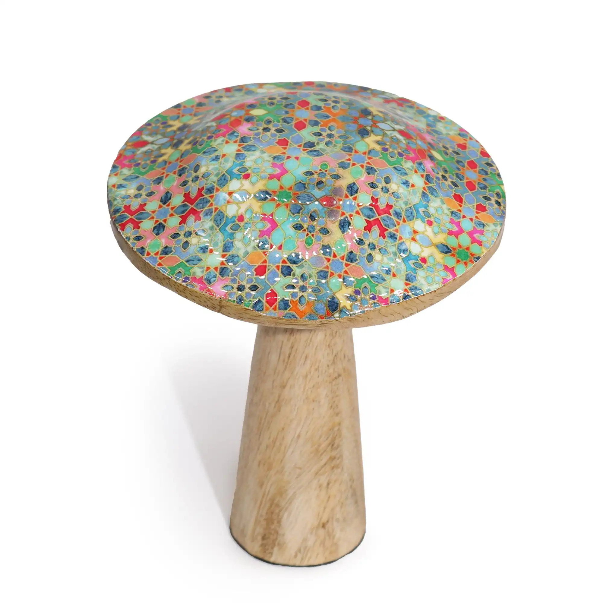 Med Wooden Mushroom – Mediterranean Tile Pattern | www.artisangoods.co.uk 2 Med Wooden Mushroom – Mediterranean Tile Pattern | www.artisangoods.co.uk 1