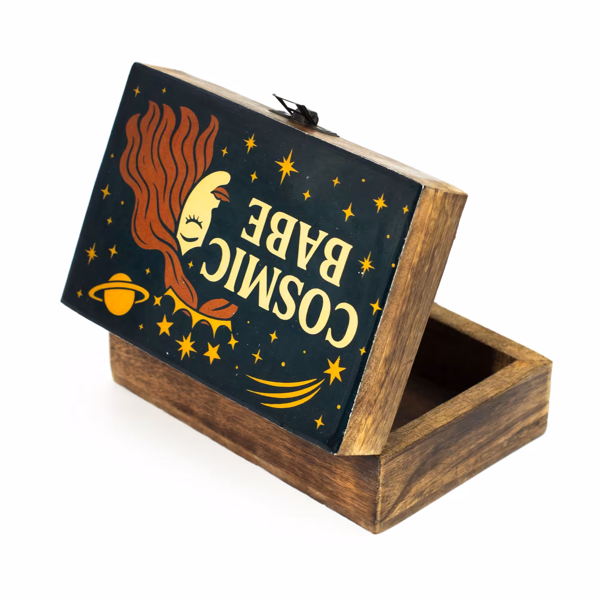 Medium Enamelled Box – Cosmic Babe | www.artisangoods.co.uk 5 Medium Enamelled Box - Cosmic Babe - Image 4