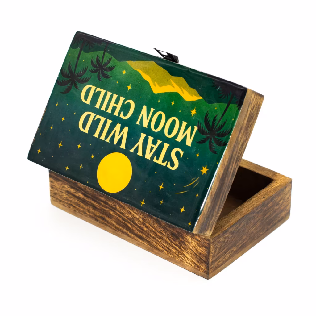 Medium Enamelled Box  – Stay Wild Moon Child | www.artisangoods.co.uk 3