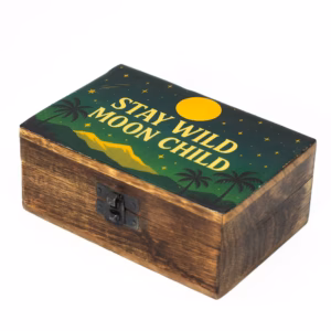 Medium Enamelled Box  – Stay Wild Moon Child | www.artisangoods.co.uk 2