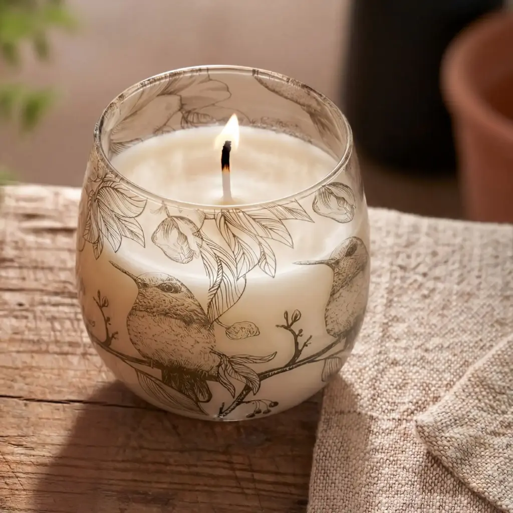 Medium Glass Jar Candles – Drawn by Flame | www.artisangoods.co.uk 5