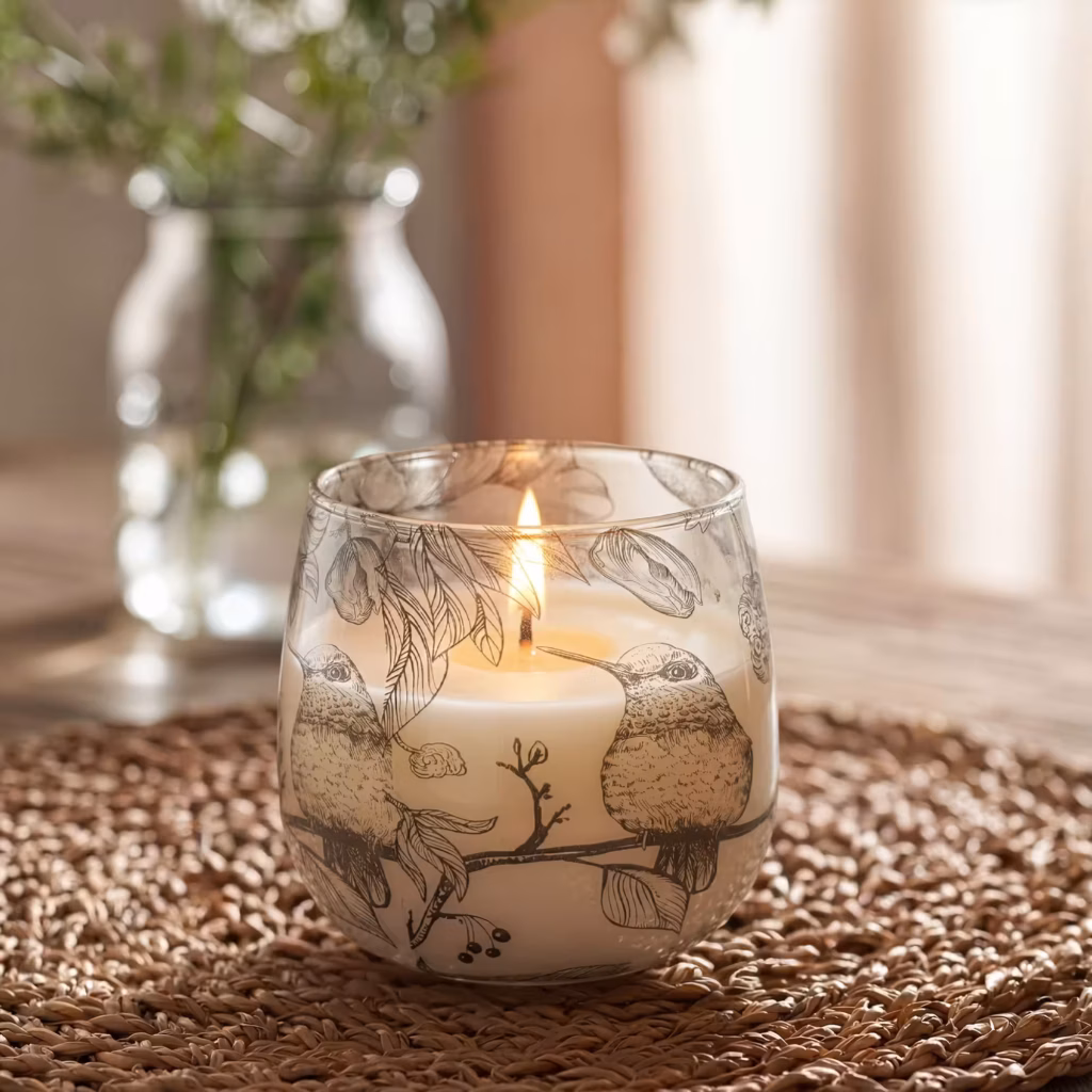 Medium Glass Jar Candles – Drawn by Flame | www.artisangoods.co.uk 3