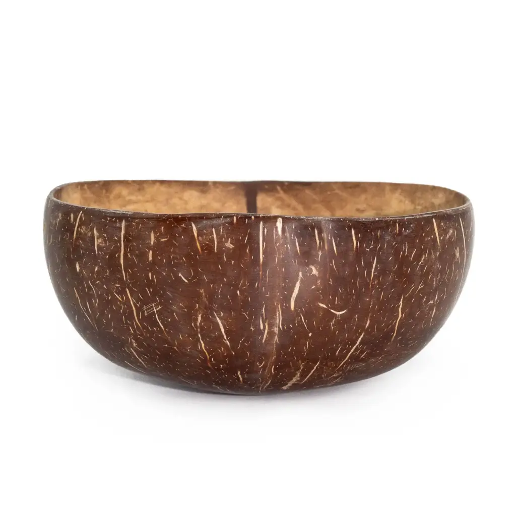 Medium Natural Coconut Bowl | www.artisangoods.co.uk