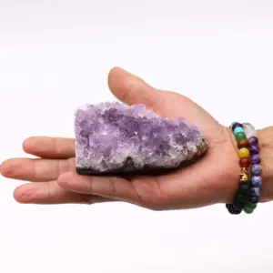 Medium Natural High Grade Amethyst Standing Cluster (approx 350-450gms 7.5-10cm) | www.artisangoods.co.uk 3
