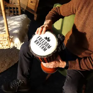 Medium Pro Djembe Drum -Freedom Rhythm (high) – 40cm (18cm Diia) | www.artisangoods.co.uk 6