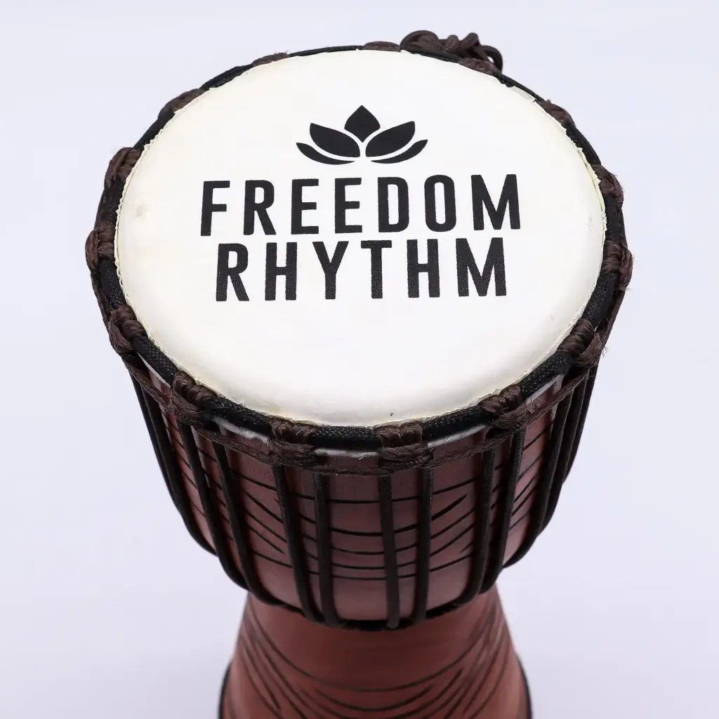 Medium Pro Djembe Drum -Freedom Rhythm (high) – 40cm (18cm Diia) | www.artisangoods.co.uk 2 Medium Pro Djembe Drum -Freedom Rhythm (high) – 40cm (18cm Diia) | www.artisangoods.co.uk 2