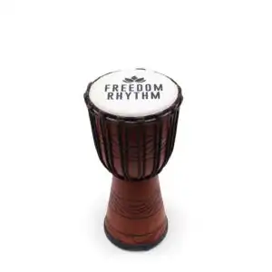 Medium Pro Djembe Drum -Freedom Rhythm (high) – 40cm (18cm Diia) | www.artisangoods.co.uk 1