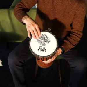 Medium Pro Djembe Drum – Soul Sound (low) – Medium 40cm (18cm Diia) | www.artisangoods.co.uk 4