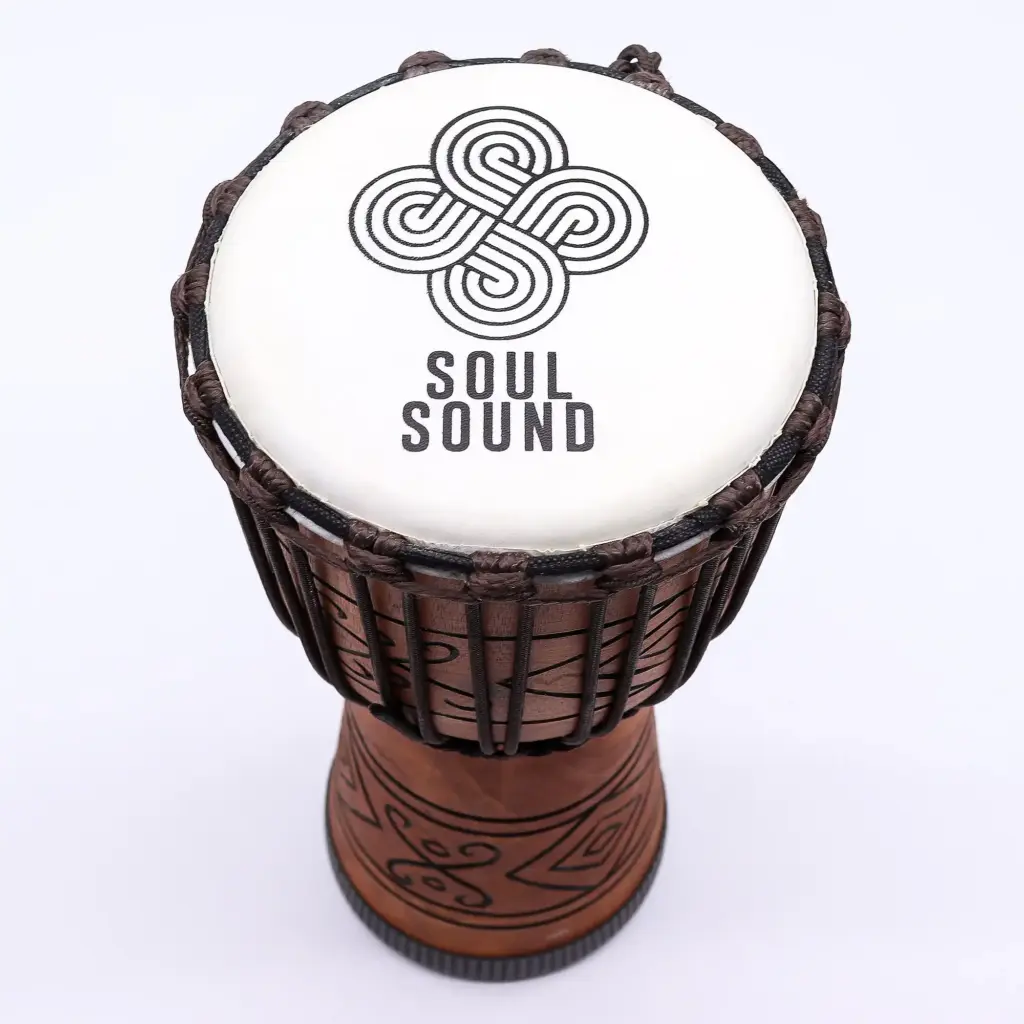 Medium Pro Djembe Drum – Soul Sound (low) – Medium 40cm (18cm Diia) | www.artisangoods.co.uk