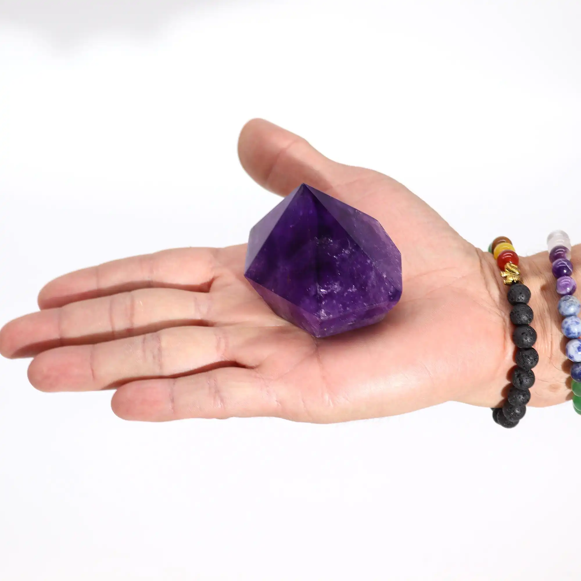 Medium Rich Colour Amethyst Points (approx 5.5-6.5cm) | www.artisangoods.co.uk 3 Medium Rich Colour Amethyst Points (approx 5.5-6.5cm) | www.artisangoods.co.uk 2