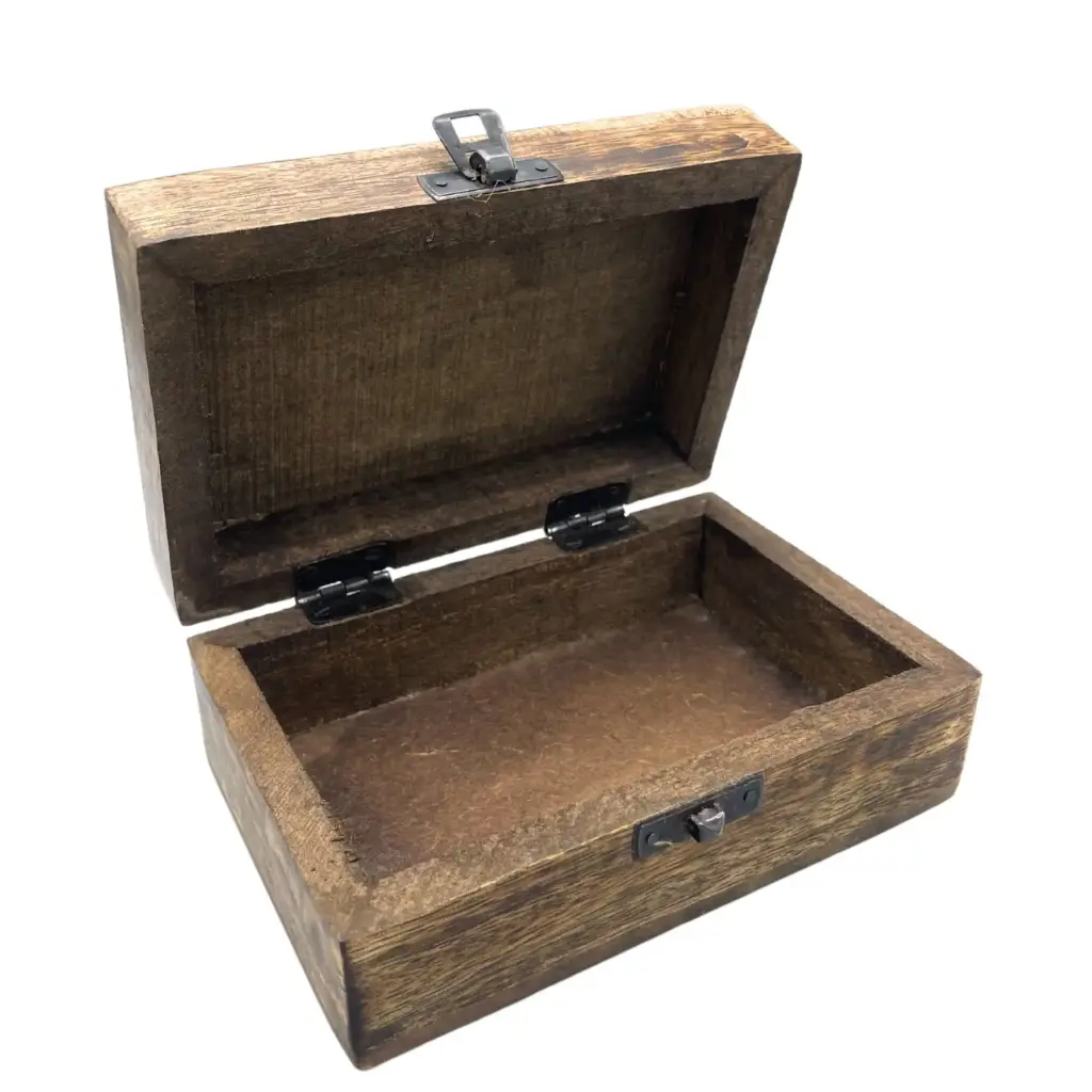 Medium Wooden Keepsake Box 15x10x6cm –  Buddha | www.artisangoods.co.uk 2