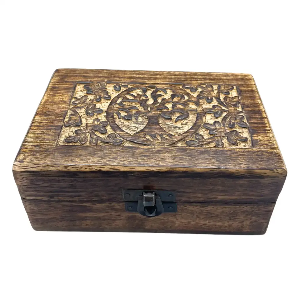Medium Wooden Keepsake Box 15x10x6cm – Tree of Life | www.artisangoods.co.uk Medium Wooden Keepsake Box 15x10x6cm – Tree of Life | www.artisangoods.co.uk